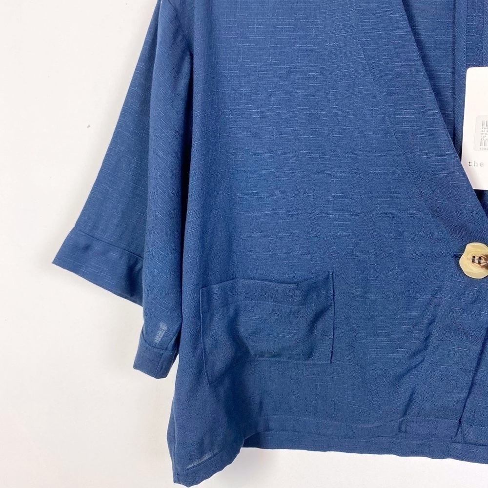The Good Jane Anchor Blue Molly Top In Navy Size 6 - Picture 3 of 6